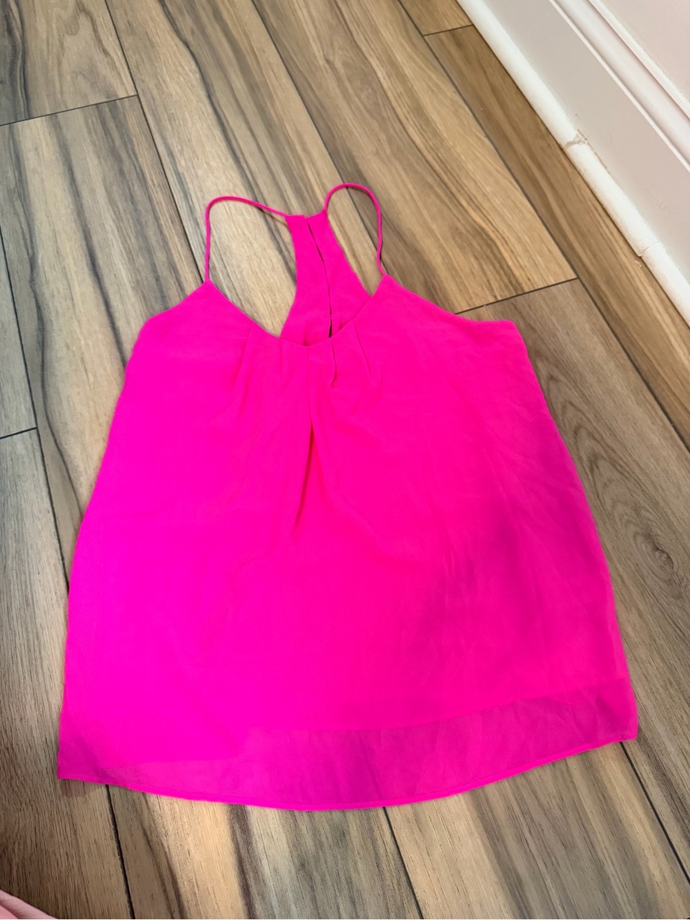 Naked Zebra Hot Pink Racerback Camisole
